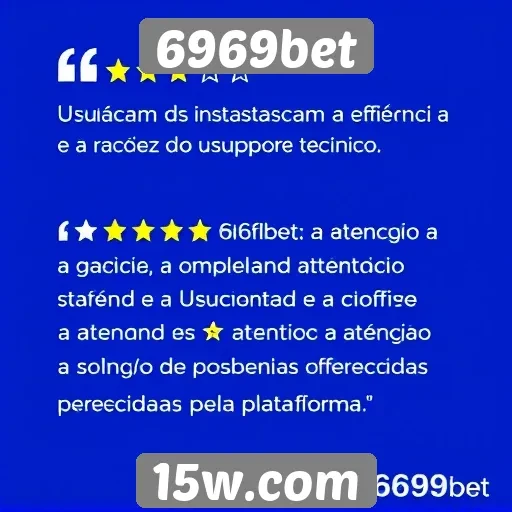 Usuários elogiam suporte técnico do 6969bet